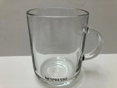 Taza Nespresso Vertuo 13,2 oz hecha en Francia vidrio templado transparente 4,25” H nueva sin caja Foto 1 de 4