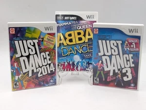 ABBA You Can Dance Just Dance 2014 & Just Dance 3 (Nintendo WII) COMPLETE TESTED - Picture 1 of 6
