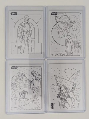 2025 Topps Chrome Star Wars Lando Calrissian Star Wars By The Number Card (Lot4) - Image 1 of 2