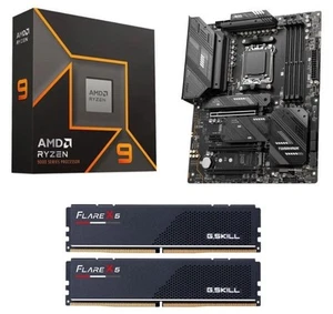 New AMD Ryzen 9 9900X MSI X670E MAG Tomahawk WiFi AM5 ATX G.Skill 32GB DDR5 6000 - Afbeelding 1 van 1