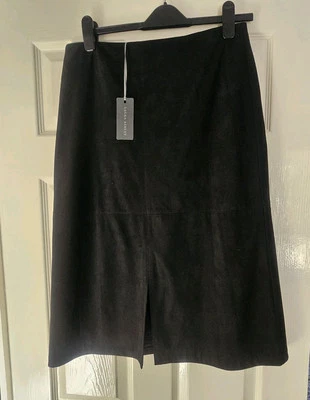Laura Ashley NEW Faux Suede Skirt Size 12 - Image 1 of 4