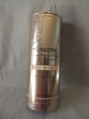 Vintage Singleton whisky tin case- box - Image 1 of 4
