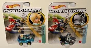 Hot Wheels Mario Kart ROSALINA Cumpleaños Niña y HUESOS SECOS Juego de 2 Kart Estándar - Imagen 1 de 3