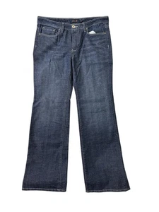 Seven 7 Flare Boot Cut Jeans dunkle Waschung bestickte Tasche Damengröße 12 - Bild 1 von 11