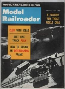Model Railroader Mag Belt Line Track Plan February 1961 041122RNON - Picture 1 of 1