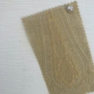 "stoffdesign!"PAISLEY*SALE% Luxus 100% Seide sand gold Meterware Nya Nordiska - Bild 1 von 6