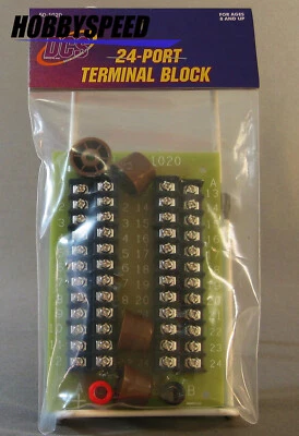 MTH RAIL KING DCS 24 PORT TERMINAL BLOCK wire wiring o gauge train track 50-1020 - Image 1 of 3