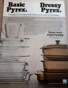 1978 print ad -Pyrex Ware Ovenware cookware Corning Glass Works advertising page - Picture 1 of 2
