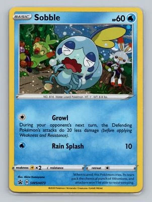 Sobble #SWSH073 Promo Pokemon TCG SWSH: Sword & Shield Promo Cards - Image 1 of 2
