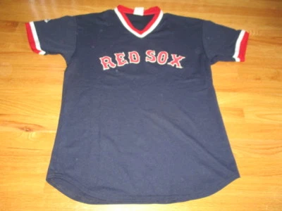 Majestic TED WILLIAMS NO 9 BOSTON RED SOX (LG) V-образным вырезом Джерси - Изображение 1 из 4