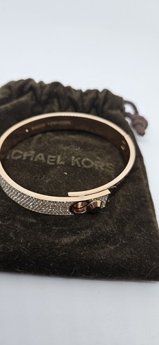 MICHAEL KORS Nuovo Braccialetto Braccialetto Fulton Oro Rosa NUOVO