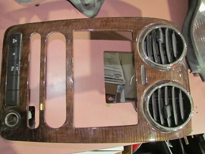 2008 2009 Ford Taurus X WOODGRAIN Radio Climate Dash Trim Bezel W/ Vents OEM - Image 1 of 4