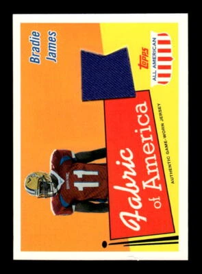 2003 Topps All American Fabric of America MEM #FA-JGR Justin Griffith - Image 1 of 2