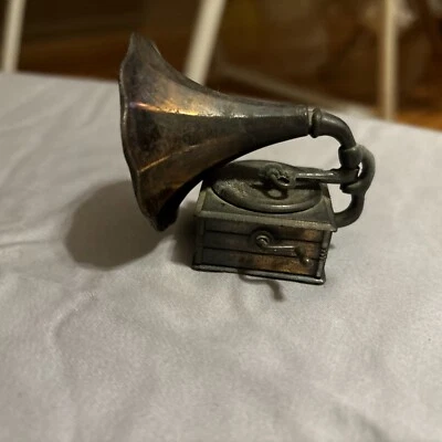 Vtg Miniature Dollhouse Doll Durham Industries Inc. Victrola Phonograph #5402 - Image 1 of 4