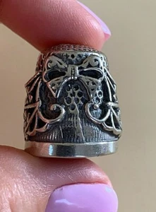 ANTIQUE COLLECTIBLE SEWING SILVER THIMBLE 13,7 Gr.! - Picture 1 of 7