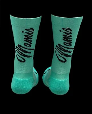Solo Warrior "Mamis" 6” Womens Cycling Compression Athletic Colorful Socks - Image 1 of 4