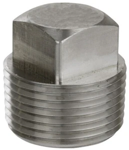 (10 Pack) 1" NPT High Pressure Square Head Plug Forged Steel 3000 Fittings - Picture 1 of 2