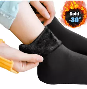 6 Pairs Women Lady Winter Snow Boot Socks Warm Plush Thermal Socks Thick Fleece - Picture 1 of 13