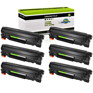 6PK CB436A 36A Toner Cartridge Compatible For HP 36A LaserJet P1505 M1522NF MFP - Picture 1 of 24