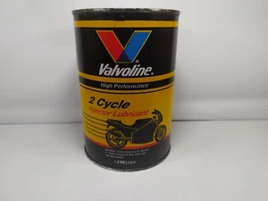 Olio motore vintage Valvoline 2 tempi Nos Just Can - Foto 1 di 9
