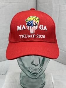 Red MAGA 2020 Trump Punisher Hat 3D Embroidery - Picture 1 of 8