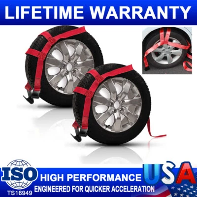 Universal Adjustable Tie Down Tow Dolly Basket Straps For Demco Kar Kaddy Dollys - Image 1 of 4