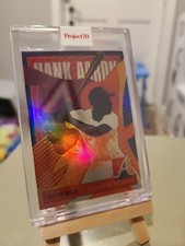 2021 Topps Project 70 Hank Aaron #637 Rainbow Foil /70 Matt Taylor Artist