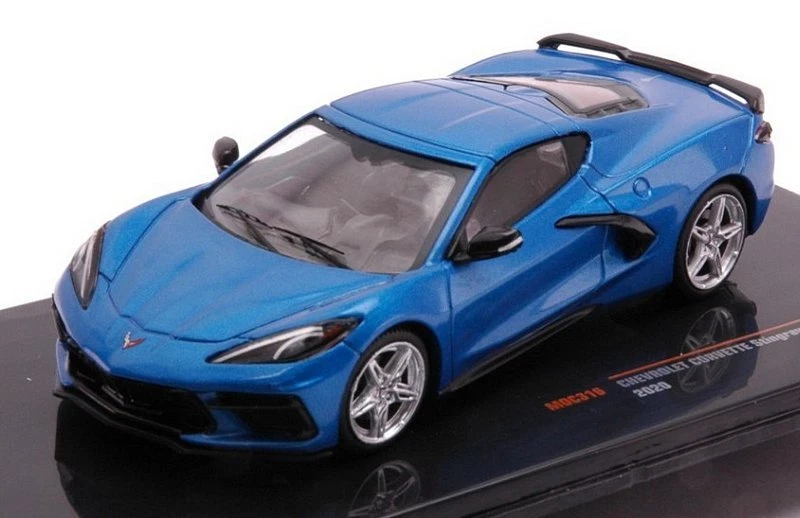 Chevrolet Corvette C8 Stingray 2020 Metallic Blue 1:43 IXO MOC316 - Immagine 1 di 1