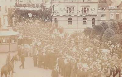 Postal Social Historia - Barnstaple - Celebraciones De Coronación - 1912 - RP - Imagen 1 de 2
