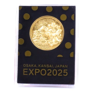 EXPO 2025 Official Gold Foil Medal – Hand-Applied Kanazawa Gold – Made in Japan - Picture 1 of 9