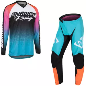 Answer Syncron YOUTH Prism MX Kit Combo Astana Blue /Hyper Orange - Picture 1 of 8