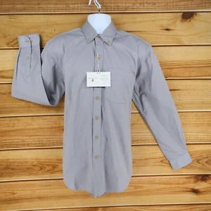 Jonathan Corey Long Sleeve Button Down Shirt Mens Size M Gray Cotton Blend NEW - Picture 1 of 10