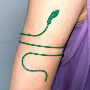 Punk Coiled Snake Spiral Upper Arm Cuff Armlet Armband Bangle Women Jewelry - Picture 1 of 16