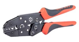 Ratchet Crimping Pliers for Non-Insulated Terminals, 1.5mm 10mm AWG 16 8 T3697A - Picture 1 of 4