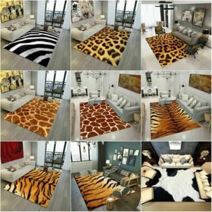 Animal Print Fußmatte Teppich Tiger Leopard Teppich Wohnzimmerteppich Flurläufer Carpet - Bild 1 von 120