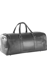 Clava Leather Large Barrel Duffel Bag New With Tags Sealed - Picture 1 of 5