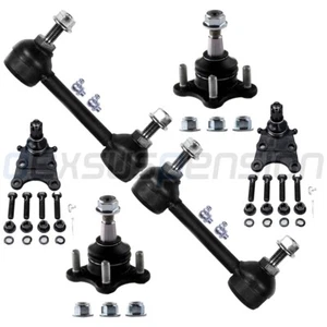 6x Front Upper Lower Ball Joints Sway Bars Kit Fits 2004-2012 Chevy Colorado - Picture 1 of 11