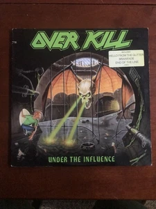 Overkill Under the Influence LP Original Vinyl Megaforce Headbangers Ball Metal - Picture 1 of 5