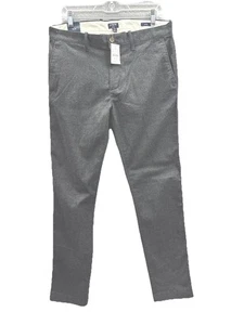 J. Crew Flex Slim Fit Chino Hose Herren Grau 32x34 Tall Stretch Flanell Tapered - Bild 1 von 9