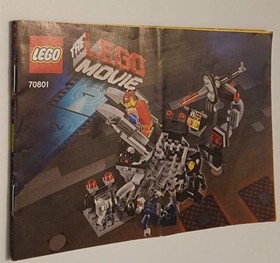 LEGO The Lego Movie Melting Room #70801 Instruction Manual Only! 2014 Retired