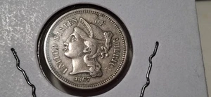 1867 3 CENT NICKEL - Picture 1 of 2