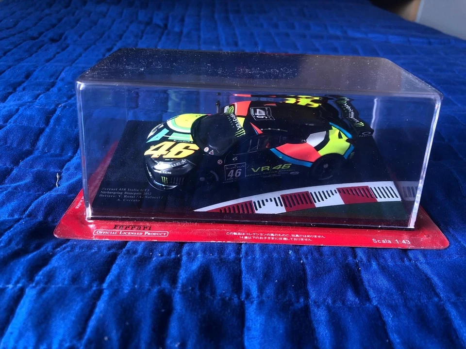 FERRARI 458 ITALIA GT3, NURBURGRING BLANCPAIN 2012, VALENTINO ROSSI, 1/43 - Immagine 1 di 4