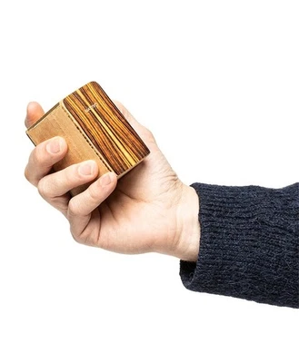 NATIVO NATI-SHK-BR Mini-Cajon-Shaker mit brauner Frontplatte - Bild 1 von 4