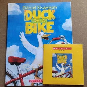 DUCK ON A BIKE By David Shannon Paperback With Audio Cd NEW** - Picture 1 of 6