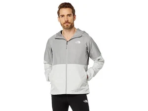 The North Face Men Windbreaker Coat Large Grey Packable Solid - Picture 1 of 2