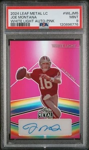2024 LEAF METAL JOE MONTANA LEGACY COLLECTION WHITE LIGHT AUTOGRAPHS #WLJM5 JOE - Picture 1 of 2