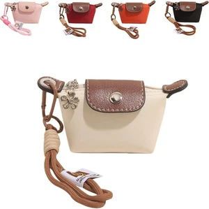 Mini Wallet for Women, PU Cute Small Wristlet Wallet, Portable Zipper Coin Purse - Picture 1 of 27