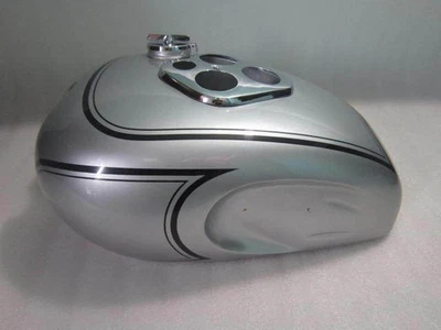 Ajuste para Triumph T90 5t Velocidad Doble Plata Pintado Tanque de Combustible Gasolina Modelo 1948 Foto 1 de 4
