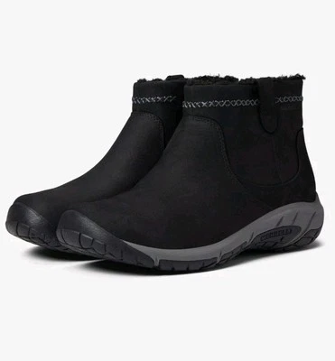 Merrell Encore Negro Impermeable Aislado Invierno Botas Cremallera Zapatos Para Mujer 9.5  Foto 1 de 3