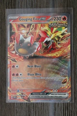Pokemon TCG Gouging Fire ex 144 Sv: Scarlet & Violet Promo Cards Holo NM - Image 1 of 2